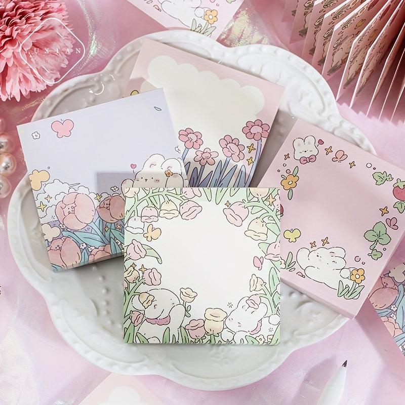 Spring Garden Series Sticky Notes 100 Sheets 13.5x9.5cm