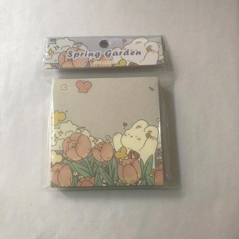 Spring Garden Series Sticky Notes 100 Sheets 13.5x9.5cm