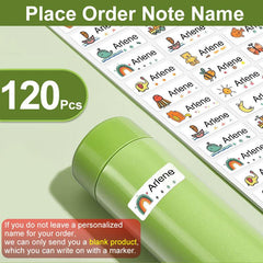 Waterproof Name Sticker 180pcs School Label Preschool Stationery Ta
