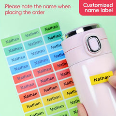 Custom Name Sticker Waterproof Office School Supplies