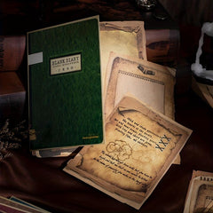 30pcs Retro Paper for Journal Diary Blank Notes Series