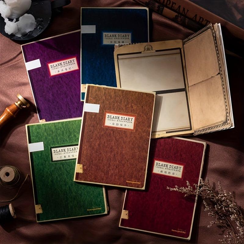 30pcs Retro Paper for Journal Diary Blank Notes Series