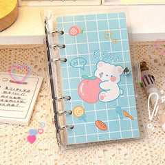 Cartoon Graphic Loose Leaf Notebook for Creative Writing
