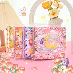 Dreamy Rabbit Cartoon Loose Leaf Journal