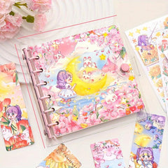 Dreamy Rabbit Cartoon Loose Leaf Journal