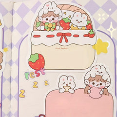 100 Sheets Cartoon Shaped Note Paper DIY Material