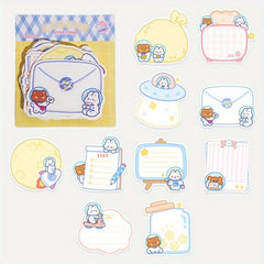 100 Sheets Cartoon Shaped Note Paper DIY Material