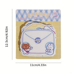 100 Sheets Cartoon Shaped Note Paper DIY Material
