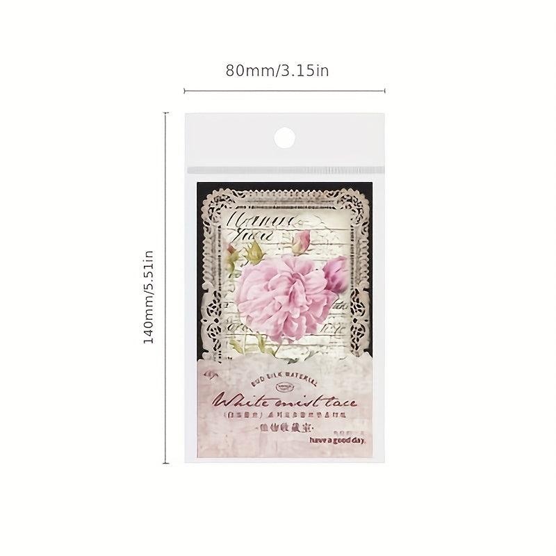 45 Sheets Paper Mist Lace DIY Decoration Retro European Romantic Lace Base