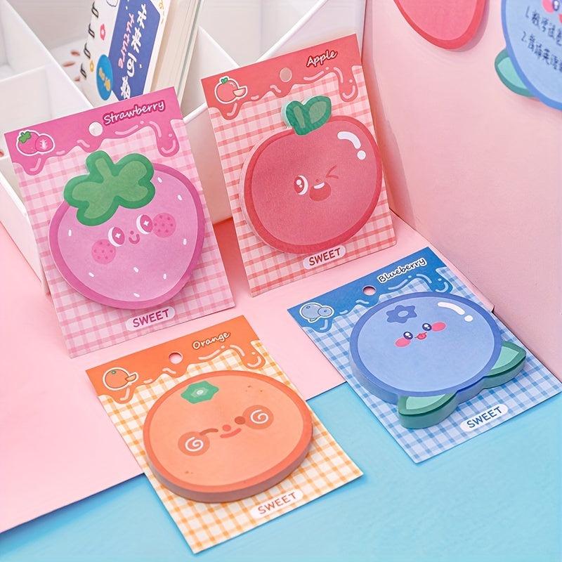30 Sheets Fruit Shaped Sticky Notes Student Memo Pad N Times Sticker