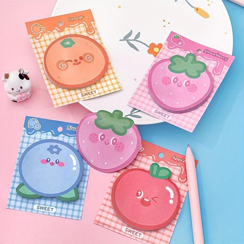 30 Sheets Fruit Shaped Sticky Notes Student Memo Pad N Times Sticker