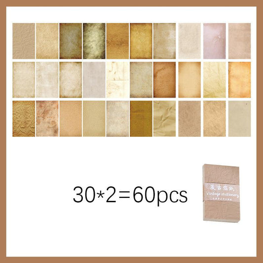 60pcs Vintage Hand Account Decorative Paper Pack DIY Scrapbooking Album Craft