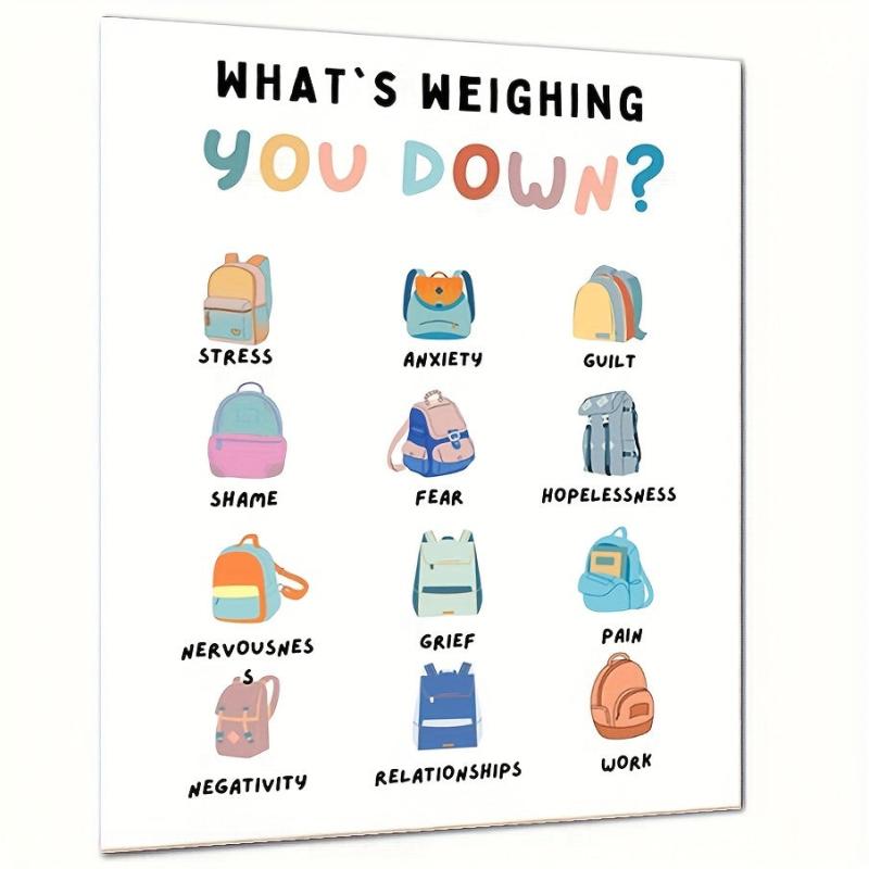 Therapy Office Decor Weighing Down Poster