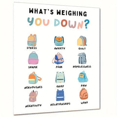 Therapy Office Decor Weighing Down Poster