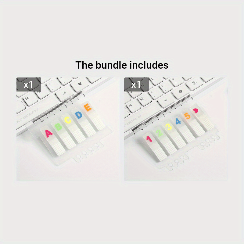 1pc Transparent Printed Sticky Notes for School Home Office