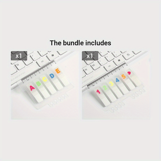 1pc Transparent Printed Sticky Notes for School Home Office