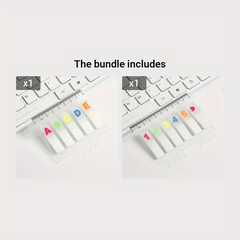 1pc Transparent Printed Sticky Notes for School Home Office