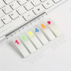 1pc Transparent Printed Sticky Notes for School Home Office