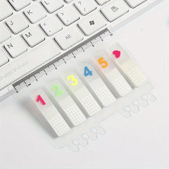 1pc Transparent Printed Sticky Notes for School Home Office