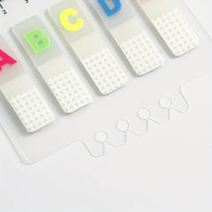 1pc Transparent Printed Sticky Notes for School Home Office