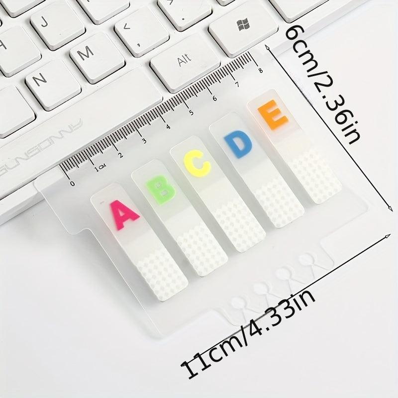 1pc Transparent Printed Sticky Notes for School Home Office