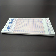 Server Guest Check Books 50 Total For Restaurants Waiter Checkbook Food Receipt