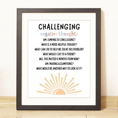 School Counselor Office Decor Growth Mindset Poster Anxiety Relief