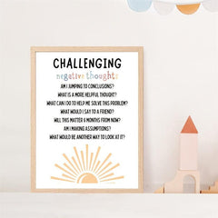 School Counselor Office Decor Growth Mindset Poster Anxiety Relief