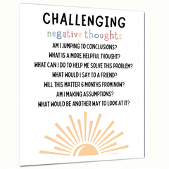 School Counselor Office Decor Growth Mindset Poster Anxiety Relief