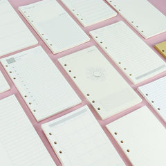 Refill Inner Pages 45 Pages 6 Holes Loose Leaf for Notebooks