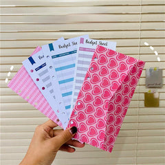 Perforated Budget Envelope Consumption Card