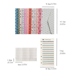 Perforated Budget Envelope Consumption Card