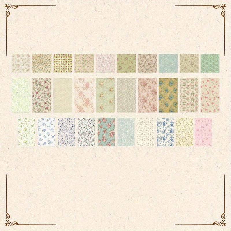 60 Sheets Forest Element Decor Cards for Scrapbooking & Crafts