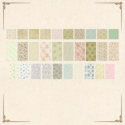 60 Sheets Forest Element Decor Cards for Scrapbooking & Crafts