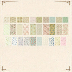60 Sheets Forest Element Decor Cards for Scrapbooking & Crafts