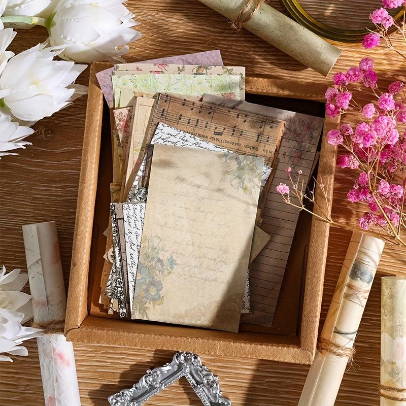 60 Sheets Forest Element Decor Cards for Scrapbooking & Crafts