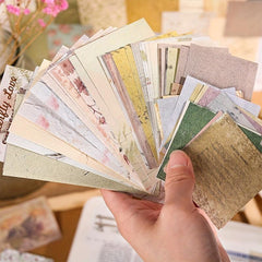 60 Sheets Forest Element Decor Cards for Scrapbooking & Crafts