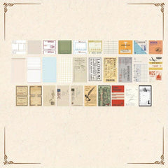 60 Sheets Forest Element Decor Cards for Scrapbooking & Crafts