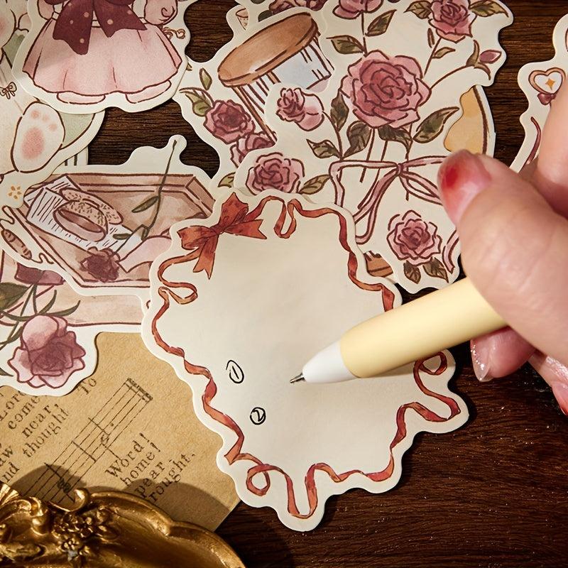 30pcs Special shaped Note Book Writable Note Paper Journal Material Notepad