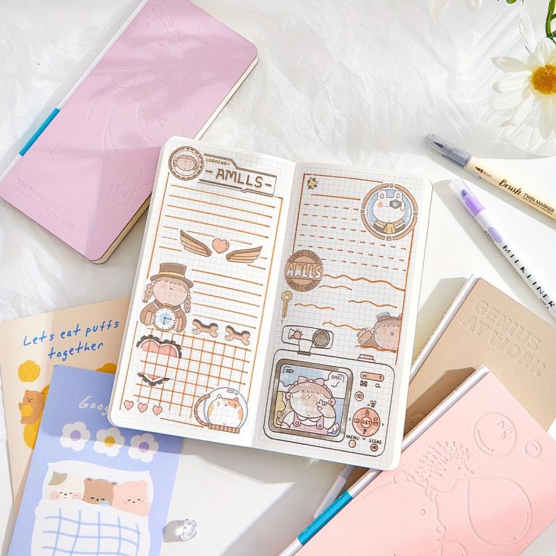 A6 Portable Pocket Weekly Planner Notebook 4 Styles