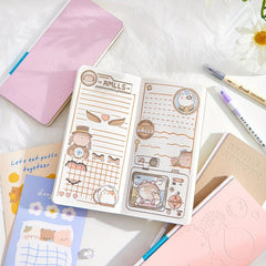 A6 Portable Pocket Weekly Planner Notebook 4 Styles