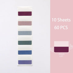 Colorful Sticky Index Tabs for Notebooks & Files