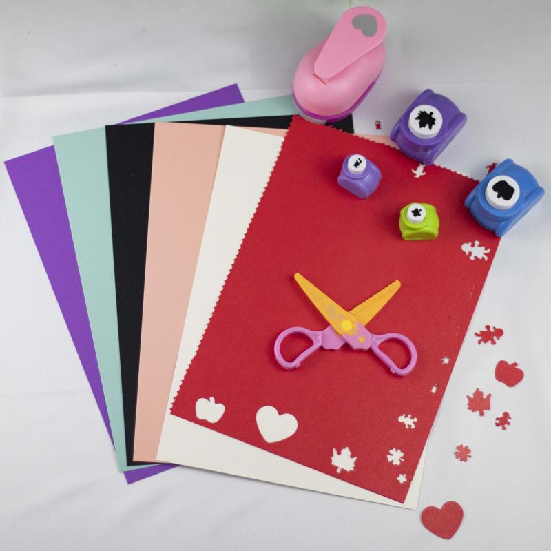 Galaxy Series Colorful Cardboard 250GS A4 6pcs DIY Decoupage Paper
