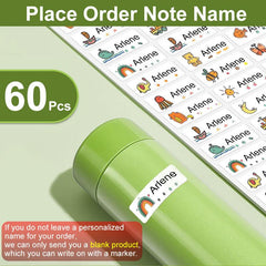 Personalized Waterproof Name Stickers | School Label Preschool Tag