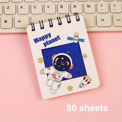 A7 Coil Book Astronaut Sticky Note Small Book