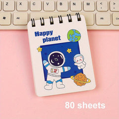 A7 Coil Book Astronaut Sticky Note Small Book