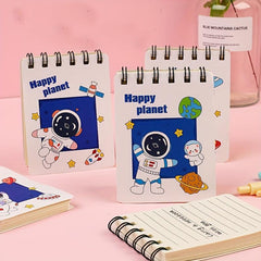 A7 Coil Book Astronaut Sticky Note Small Book