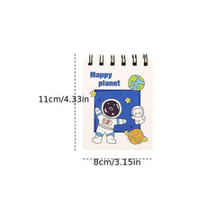 A7 Coil Book Astronaut Sticky Note Small Book