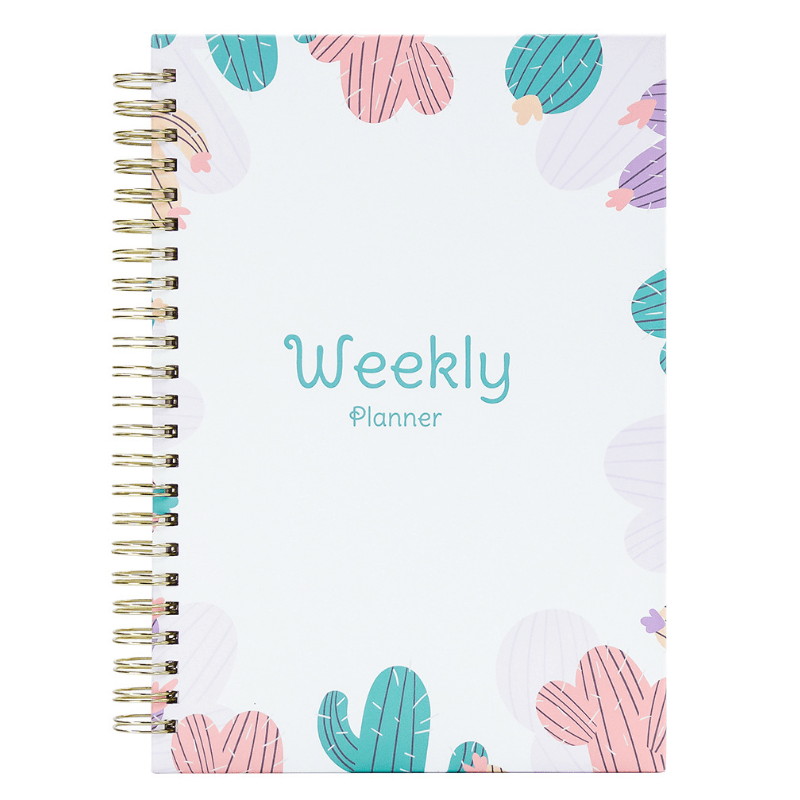 A5 Daily Plan Coil Notebook Office School Supplies