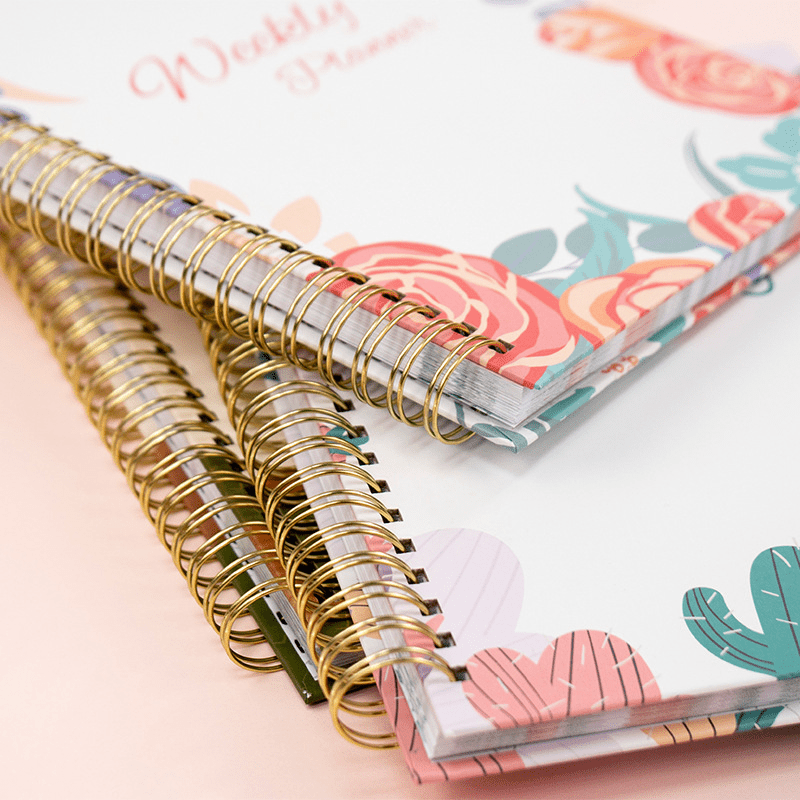 A5 Daily Plan Coil Notebook Office School Supplies